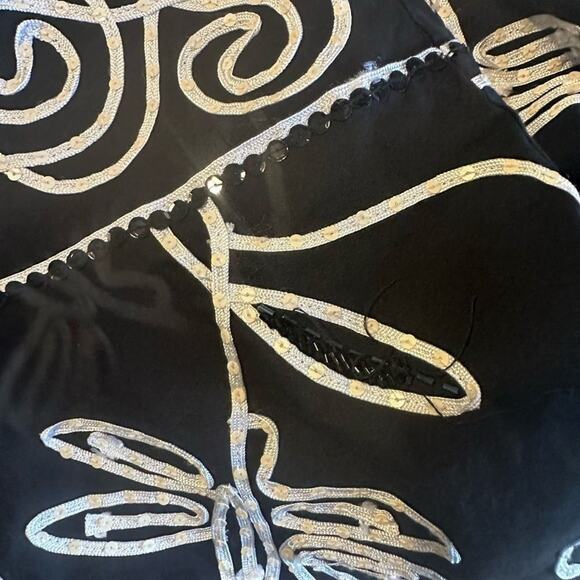 Basil & Maude Black Sequin Skirt - Picture 8 of 14